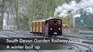 South Devon Garden Railway Group - A Winter boil up