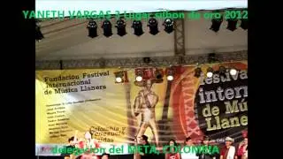 YANETH VARGAS 3 LUGAR SILBON DE ORO 2O12