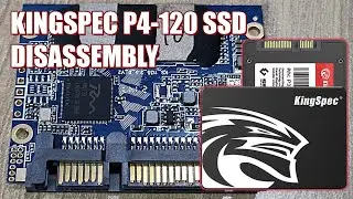 KingSpec P4-120 SATA SSD Disassembly