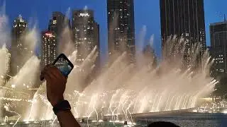Dubai water dance at the Dubai mall || with Arabic song || Burj khalifa