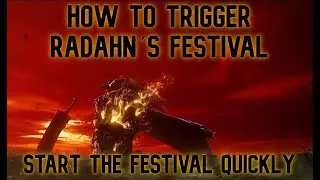 How to trigger Radahn´s Festival - Complete guide - Elden Ring
