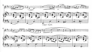 Gabriel Fauré: Berceuse for Violin (Op. 16) [Score Video]