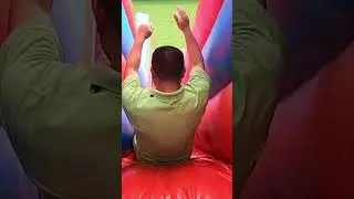 Slide & jump two in one, so fun. #inflatable #funny #exciting #slide