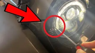 How to adjust Jeep Headlights (quick & easy)