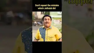 Don't make the mistake which Jethalal made, GATE preparation | #gate2025  #gate #ytshorts