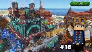 I built a CRAZY STEAMPUNK LIBRARY in Minecraft Survival - Steampunk Survival City