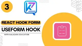 React Hook Form Tutorial - 3 - UseForm Hook