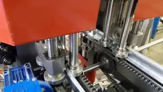 Стенд для автоматизированной сборки лестничного кабельного лотка (кабельроста).