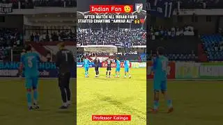 India Fan at their Best with Chant & Support gor Anwar Ali #IndianFootball #aiff #saffchampionship