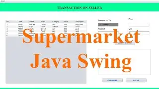 Supermarket Management System | NetBeans & MySQL Workbench | Java