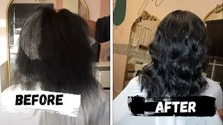 Extra voluminous hair - using hair extensions only 🤩