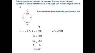 Angle properties in triangles, quadrilaterals and polygons 18