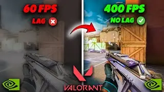 📈 How To BOOST Your FPS On Valorant With NVIDIA Best Settings + FIX FPS DROPS | Fix Lag & Stutters