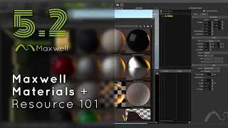 Maxwell Render Tutorial: Materials & Resource 101