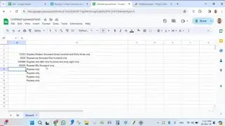 How to Convert Number To Word in Google Sheet