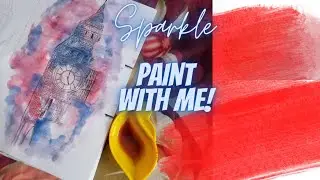 Clock Tower Watercolor Painting II Easy Watercolor painting for Beginners