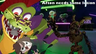 FNAF Security Breach | Afton needs to moisturize ASAP & Help Wanted VR
