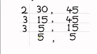 Math - How to find  LCM By Common Division Method - English