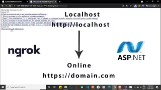 How to Share Your ASP.NET Web Application Demo Online with Ngrok 2022