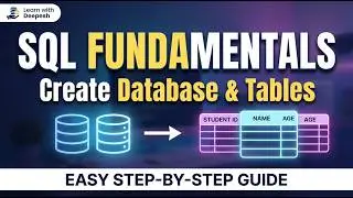 SQL Fundamentals for Beginners | Create Database & Tables Step-by-Step