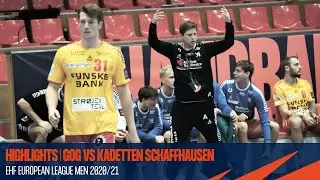 HIGHLIGHTS | GOG vs Kadetten Schaffhausen | Round 7 | EHF European League Men 2020/21
