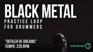 Black Metal - Drumless Track For Drummers - 