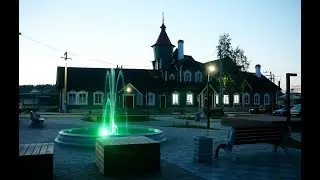 Взгляд сквозь годы  Медвежьегорск  Вокзал и привокзальная площадь