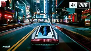 Cyberpunk 2077 - Reshade Mod - HERRERA OUTLAW GTS - Free Roam Midnight Gameplay - Max Settings 4k