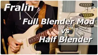 Fralin Blender Mod vs Half Blender Wiring - Stratocaster - Tone Pot Hot Rod Telecaster Comparison
