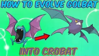 How To Evolve Golbat Into Crobat. [Pokemon HeartGold].