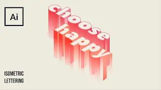 Isometric Text Effect in Adobe Illustrator