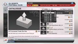 FIFA 13 | EASFC Catalogue Ultimate Team Upgrades (Free Coins and More Card Slots) | TacTixHD
