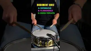Can you guess the rudiment?🥁