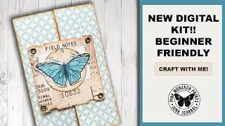 A folio PERFECT for beginners - A NEW DIGITAL KIT Pink Monarch Prints