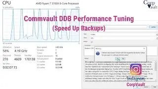 #Commvault - Deduplication (DDB) Performance Tuning (Part-01)
