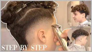 HAIRCUT TUTORIAL: EASY STEPS || UNDERCUT SKIN FADE/ SILKY CURLS