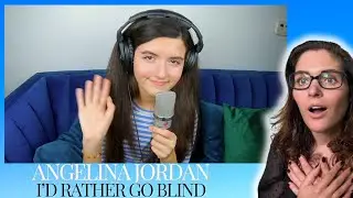 LucieV Reacts to I'd Rather Go Blind - Angelina Jordan (13) (Etta James Cover)
