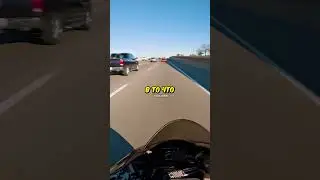 Никогда не гоняйте с байкером!😱