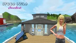 The Sims 3 Speed Build: Houseboat + Household