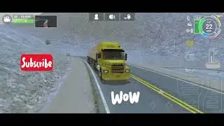 GTS2 Scania 142H descendo a serra enquanto chove