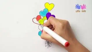 Relaxing Coloring Hearts