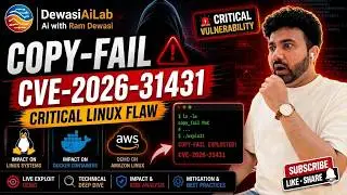 🚨 COPY-FAIL CVE-2026-31431 Explained + LIVE Demo | Linux & Docker Impact 🔥