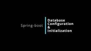 Connect and initialize the database in Spring boot with mariaDB and oracle Xe