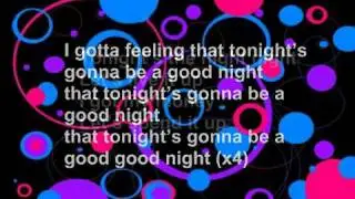 Black Eyed Peas - I Got A Feeling - Lyrics