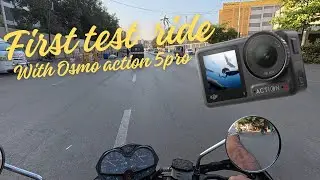 First test ride | DJI Osmo Action 5 Pro test ride | DJI Osmo action 5 pro result