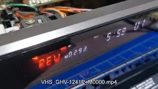 VHS GoldStar GHV-1241P approaching M0000-position