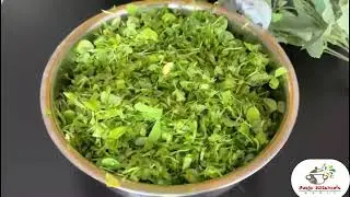 ताजी मेथी को सालो तक स्टोर कैसे करें |How To Store Fresh Methi (Fenugreek Leaves) For 1 Year At Home