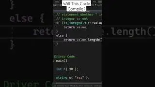 Will This C++ Code Compile? Mention the Error in Comments 