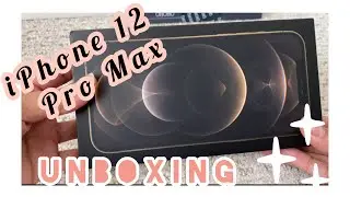 iPhone 12 Pro Max Unboxing, Dorado 256gb + Accesorios [ Español ✨