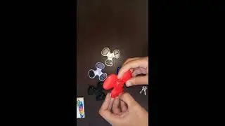 SD Card Speaker Fidget Hand Spinner With LED  - play music